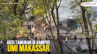 VIDEO: Aksi Tawuran di Kampus UMI Makassar