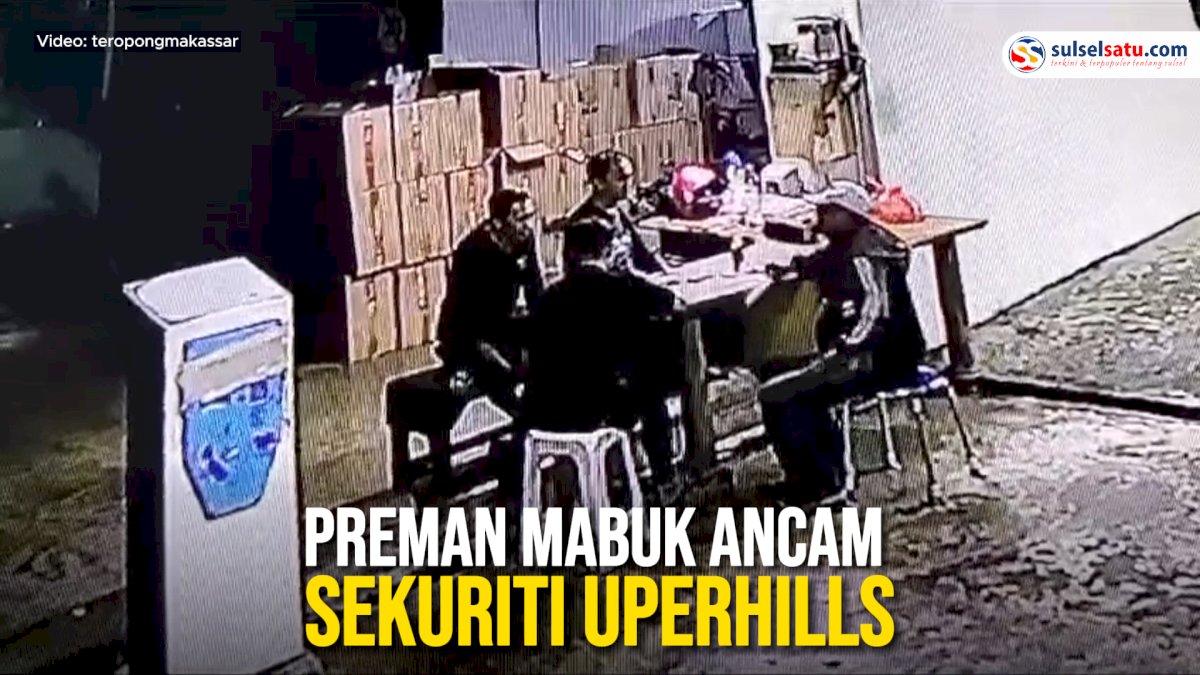 VIDEO: Preman Mabuk Ancam Sekuriti Uperhills dengan Senjata Tajam