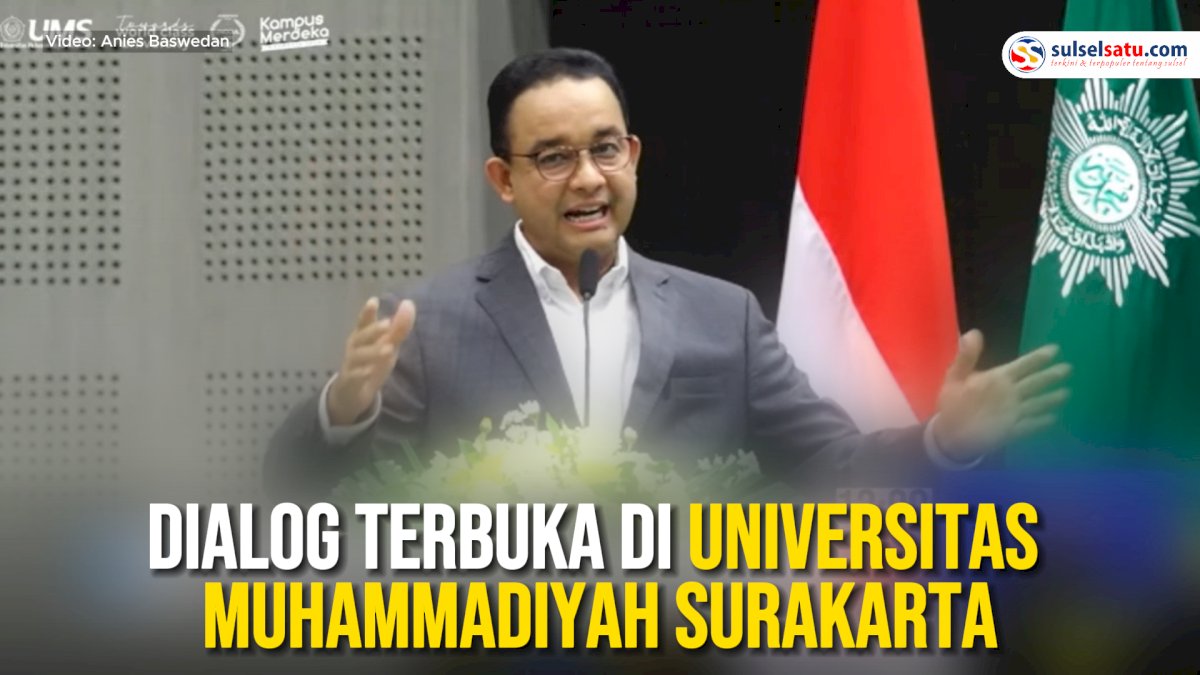 VIDEO: Capres Anies Hadiri Dialog Terbuka di Universitas Muhammadiyah Surakarta