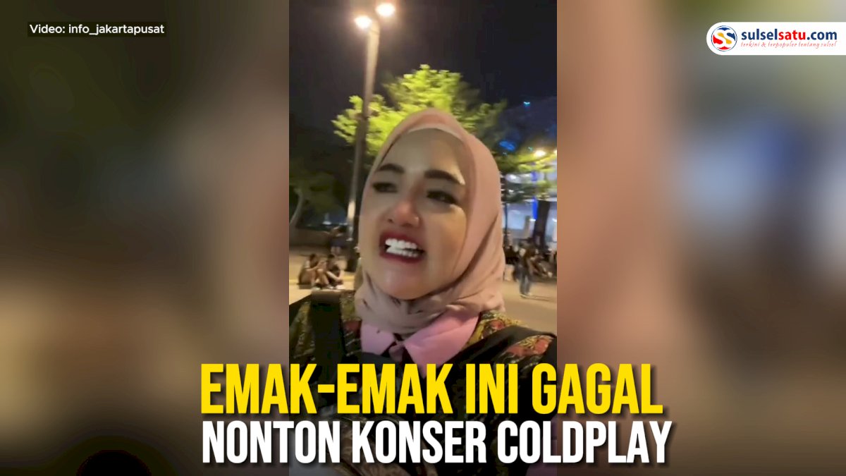 VIDEO: Emak-emak Ini Ngaku Beli Tiket Resmi Konser Coldplay, Tapi Gagal Masuk