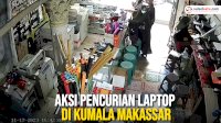 VIDEO: Aksi Pencurian Laptop di Kumala Makassar