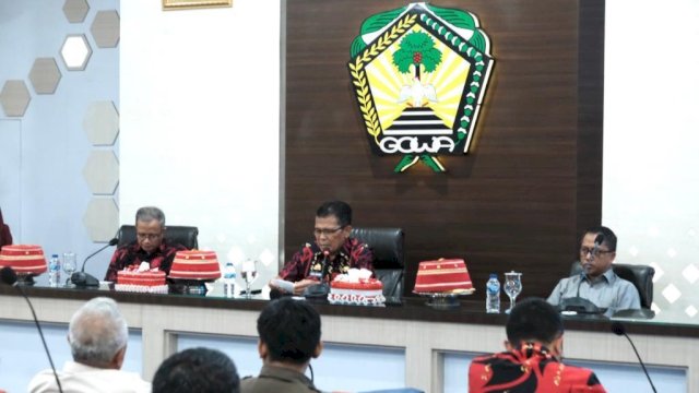Sosialisasi Sistem Pemerintah Berbasis Elektronik (SPBE) di Baruga Karaeng Pattingalloang di Kantor Bupati Gowa. Foto: Istimewa