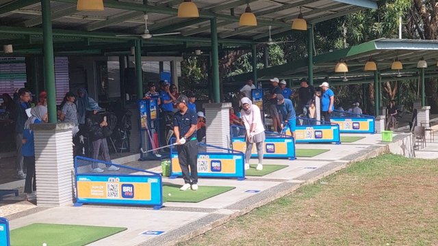 Bukit Baruga Gelar Golf Skill Contest di Baruga Driving Range Golf. Foto: Andi Baso Mappanyompa/Sulselsatu.com 