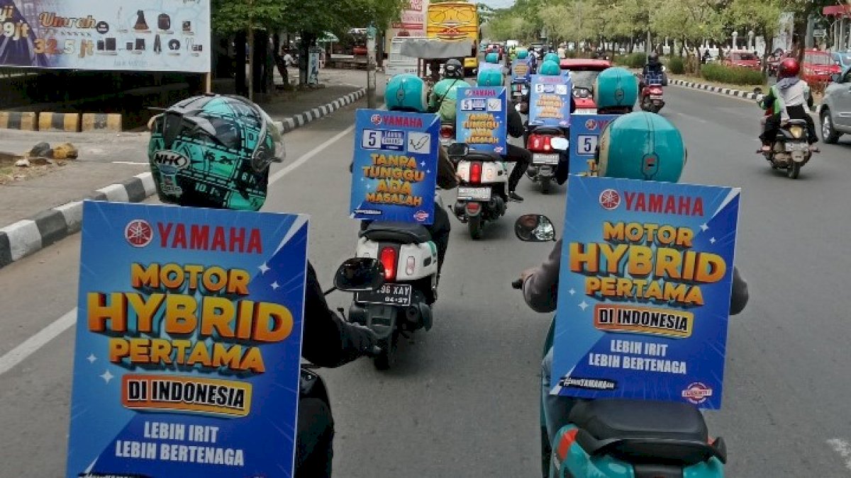 Yamaha Lanjutkan Kampanye Garansi 5 Tahun Rangka Motor di Jalan-jalan Makassar