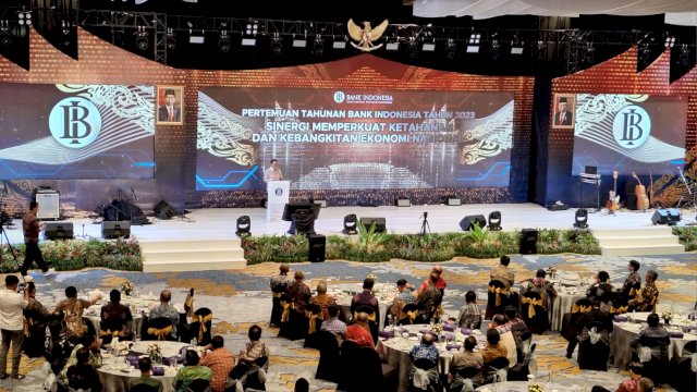 Pertemuan Tahunan BI Sulsel di Claro Makassar. Foto: Sri Wahyu Diastuti/Sulselsatu.com