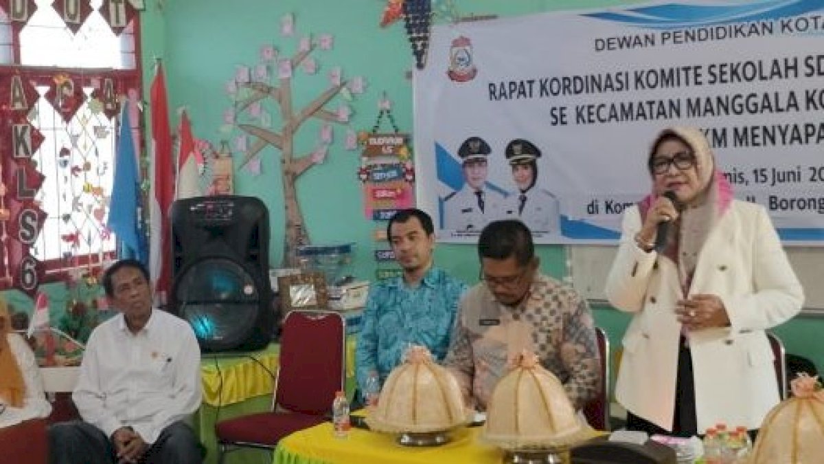 Dewan Pendidikan Makassar Rakor Bersama Komite Sekolah se-Kecamatan Manggala