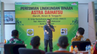 Hadiri Peresmian Lingkungan Binaan Astra Daihatsu, Plt Camat Makassar Harun Rani Berika Apresiasi