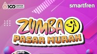 Smartfren Sulawesi Tutup 2023 dengan Gelar Zumba dan Pasar Murah