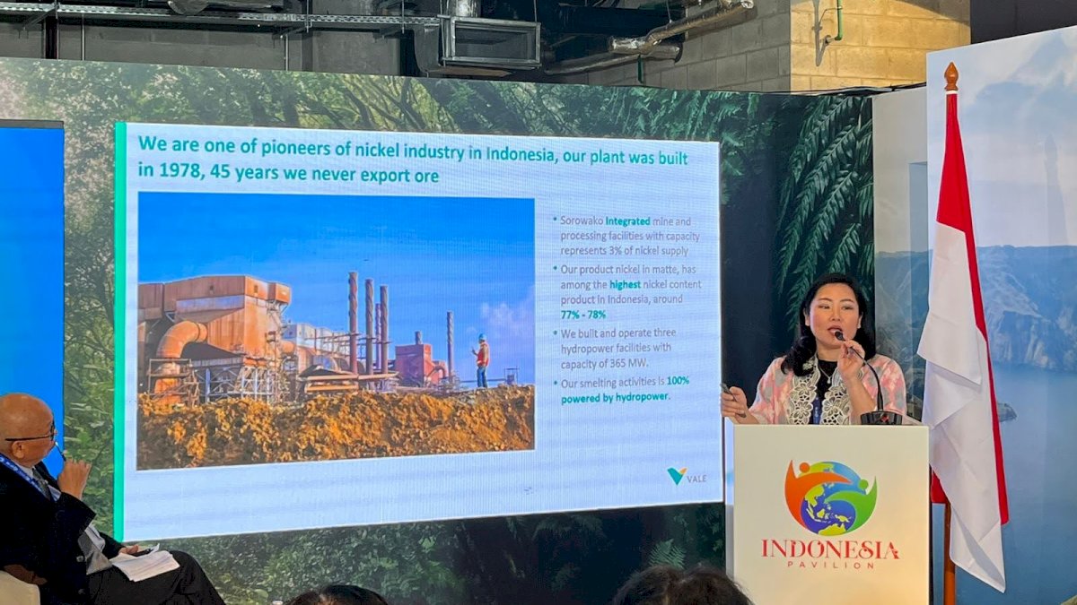CEO PT Vale Bicara Penurunan Limbah dan Emisi pada Talkshow KHLK di COP-28 Dubai