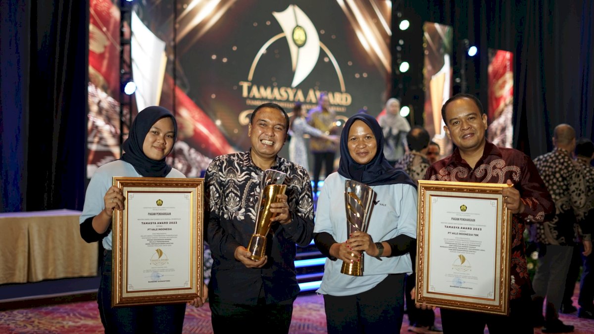 PT Vale Raih Dua Tamasya Awards, Rekognisi Kementerian ESDM untuk Program Sosial