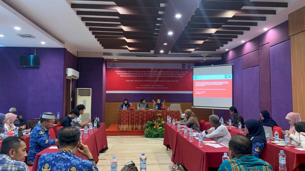Pemprov Sulsel-USAID ERAT Susun Manual Book Penggunaan Aplikasi Inzting