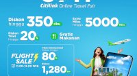 Banyak Promo Meriah! BRI dan Citilink Gelar Online Travel Fair
