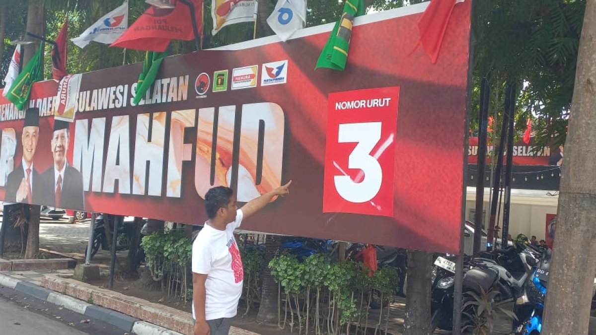 Markas TPD Ganjar-Mahfud di Makassar Diserang OTK