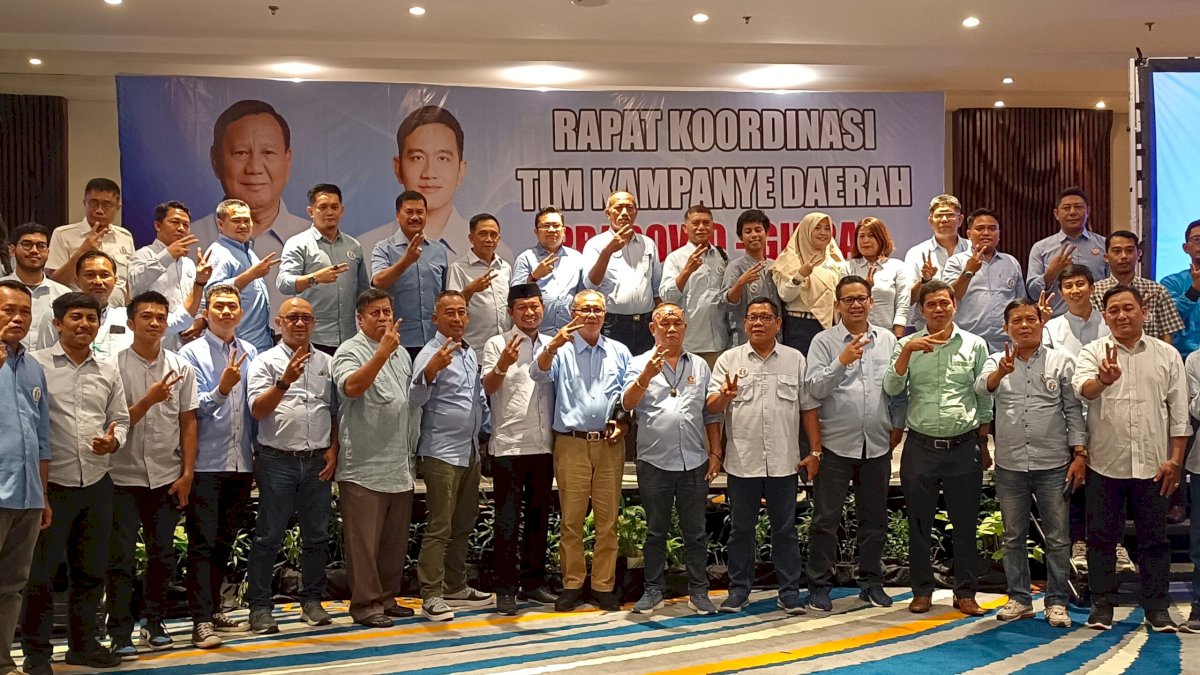 TKD Prabowo-Gibran Gelar Rakor, Harap Kompak Menang Satu Putaran