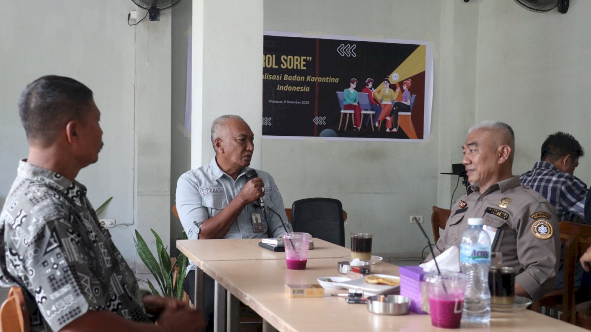 Karantina Hewan, Ikan dan Tumbuhan Sulawesi Selatan Perkuat Sinergi Entitas Pelabuhan