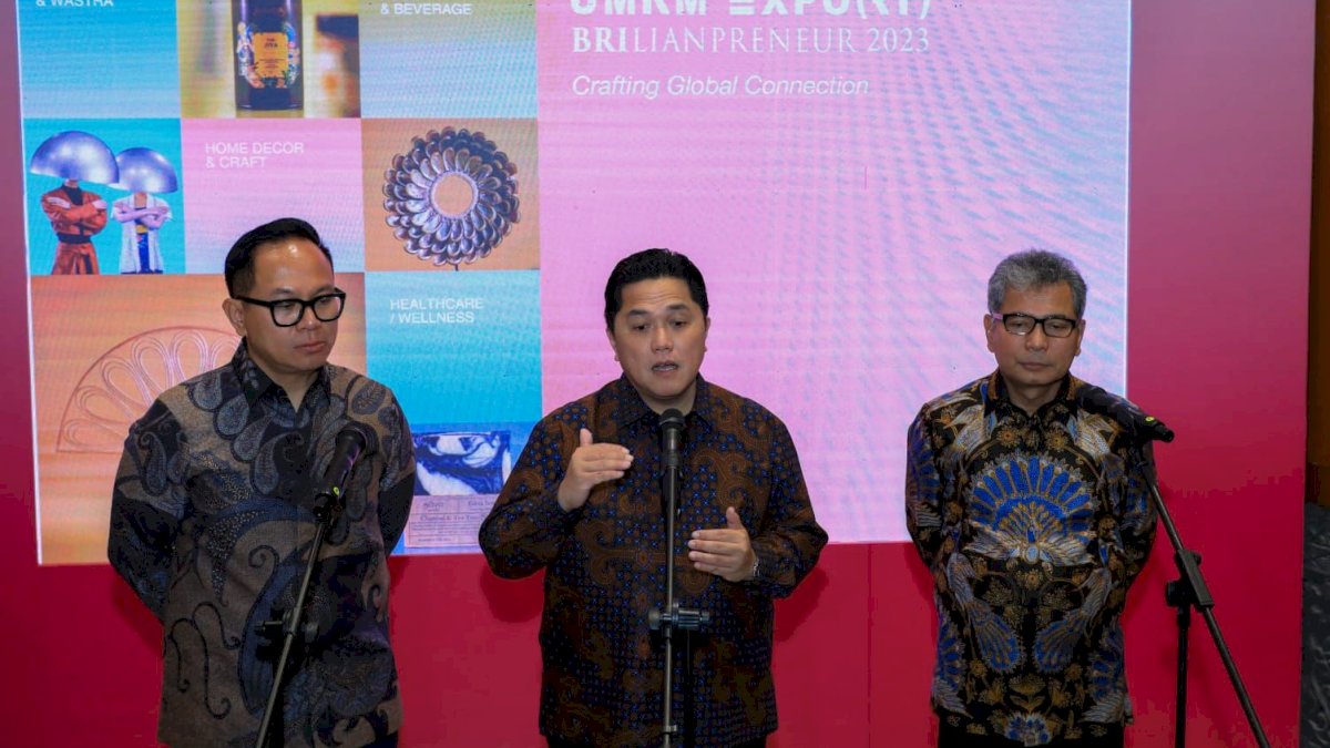 Menteri BUMN Erick Thohir: UMKM EXPO(RT) BRILIANPRENEUR Jadi Kunci Perkuat Ekosistem UMKM