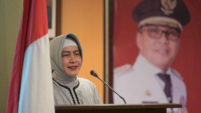Ketua TP PKK Kota Makassar Indira Yusuf Ismail. Foto: Istimewa