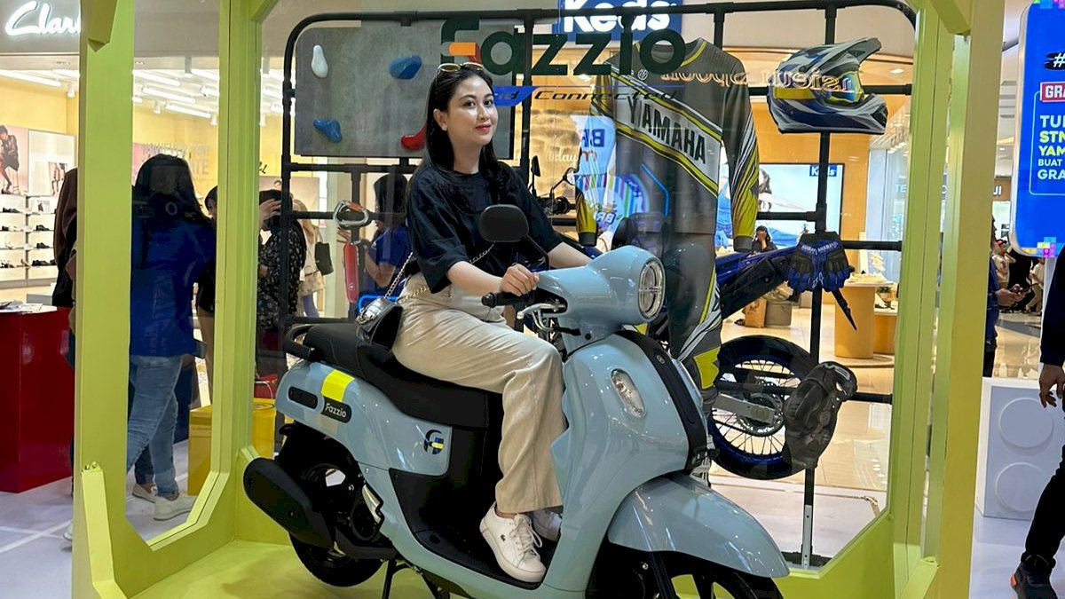 Pameran Otomotif Yamaha di TSM Makassar Bagi Doorprize iPhone 15