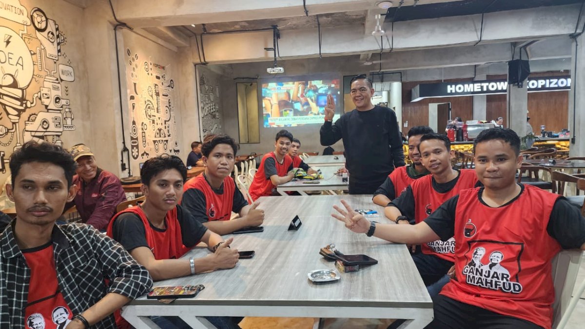 Nobar Debat Pilpres Diinisiasi TPD Ganjar-Mahfud Sulsel Dihadiri Banyak Pendukung