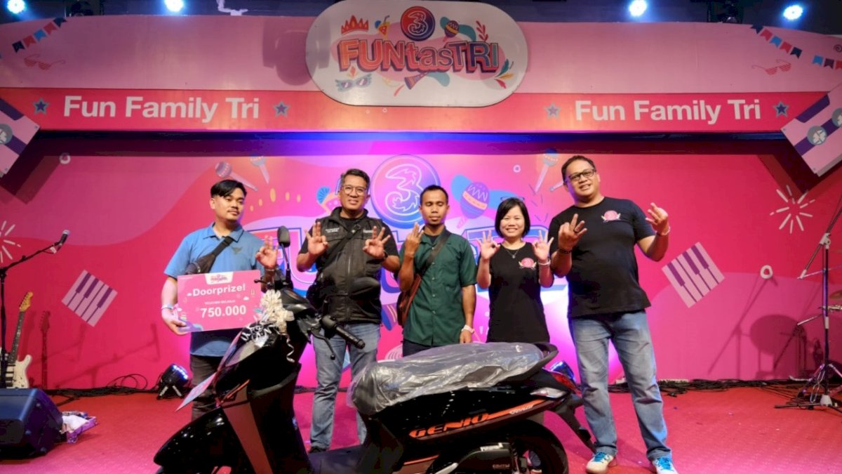 Tri Apresiasi Mitra Retailer di Wilayah Kalimantan dan Sulawesi Lewat FUNtasTRI