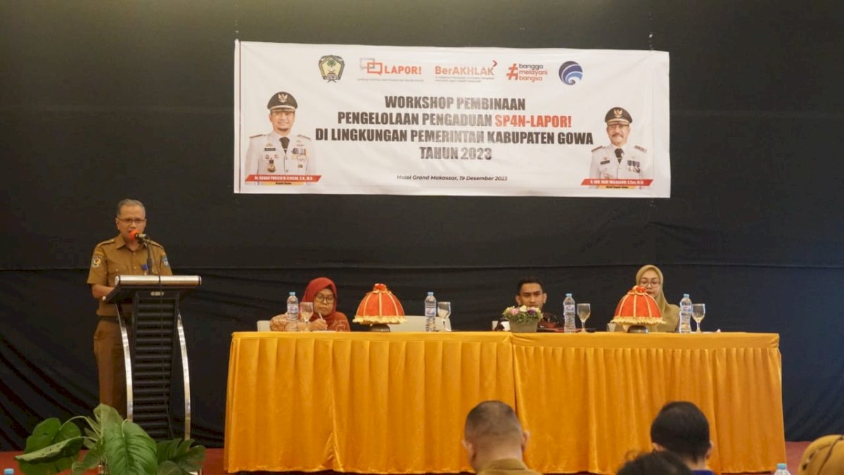 Pengelola SP4N-LAPOR Pemkab Gowa Tingkatkan Kualitas Pelayanan Publik dengan Pelatihan