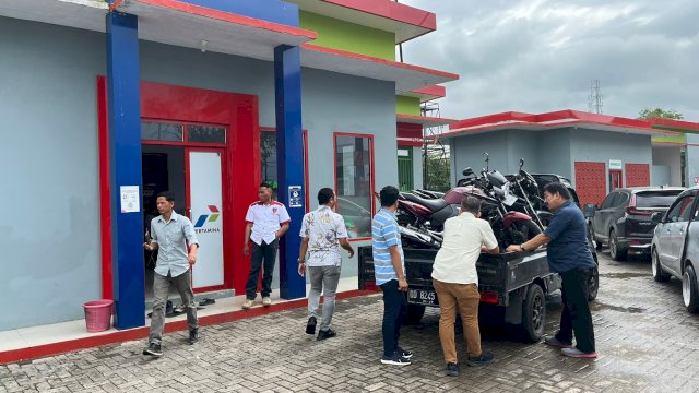 Tim Satreskrim Polres Jeneponto razia sejumlah SPBU di Jeneponto (Int)