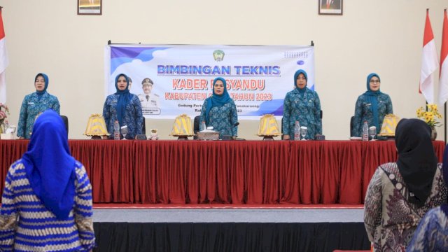 Bimtek kader posyandu di Kabupaten Gowa. Foto: Istimewa