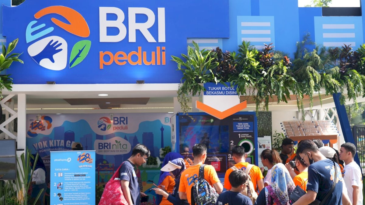 Rayakan HUT Ke-128 Di GBK, BRI Peduli Pilah dan Kelola 5,5 Ton Sampah