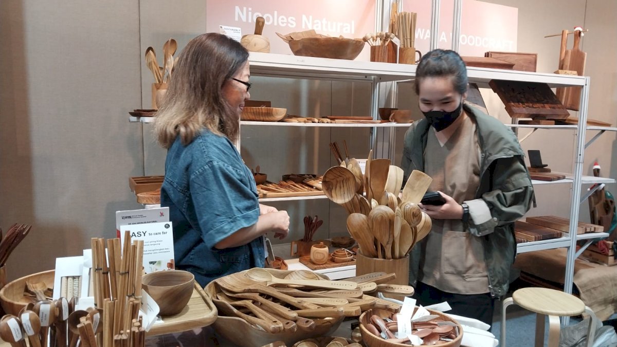 Peserta UMKM EXPO(RT) BRILIANPRENEUR 2023 Ini Mencari Cuan dari Tren Go Green