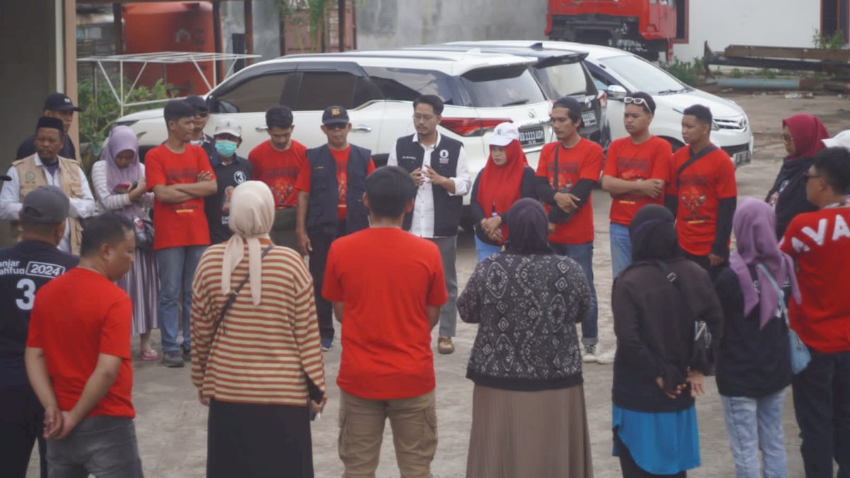 Udin Malik Pimpin TPD Sulsel Ganjar-Mahfud  Blusukan Sosialisasi Program ke Warga Makassar