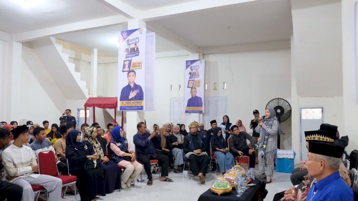 Fatmawati Rusdi Resmikan Posko Pemenangan Anies-Muhaimin di Takalar