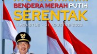 Camat Sangkarrang Ajak Masyarakat Kibarkan Bendera di Bulan Agustus