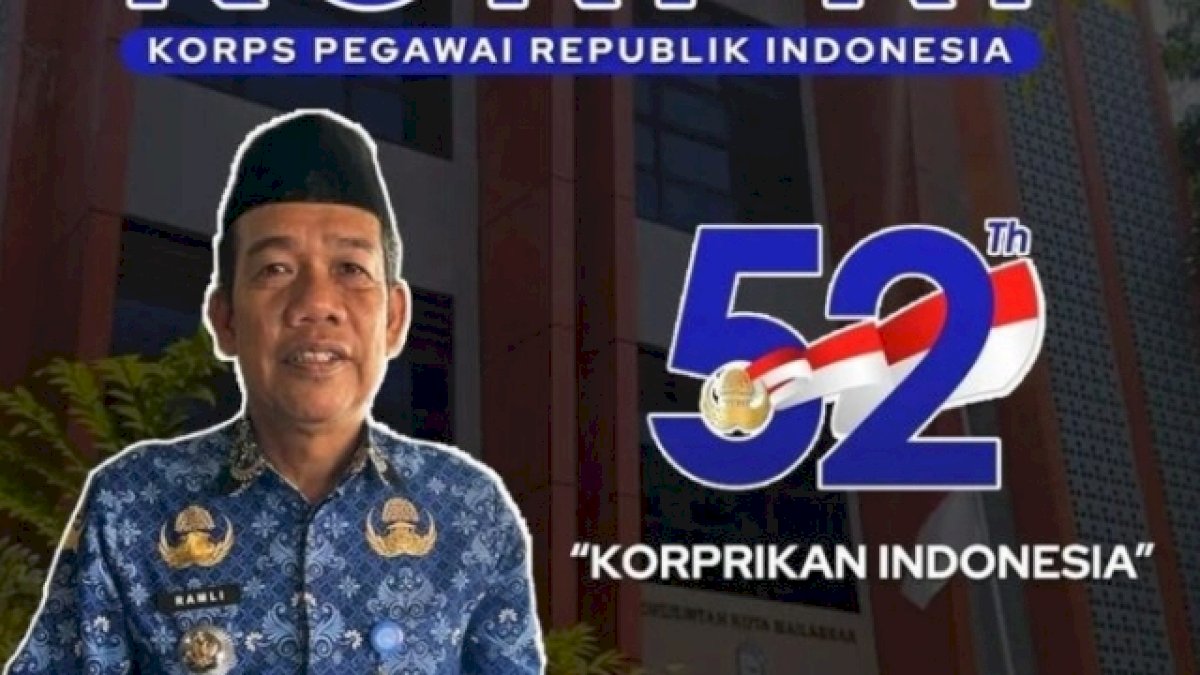 Camat Sangkarrang Ucapkan Dirgahayu Korpri ke 52 Tahun