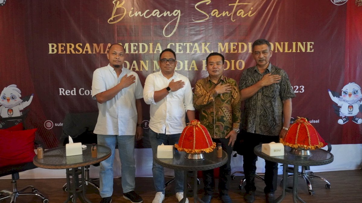 Ketua KPU Sulsel Ajak Media Massa Sukseskan Pemilu 2024 Berjalan Damai