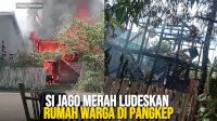 VIDEO: Si Jago Merah Ludeskan Rumah Warga di Langnga-langnga Pangkep