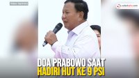 VIDEO: Doa Prabowo saat Hadiri HUT ke-9 PSI
