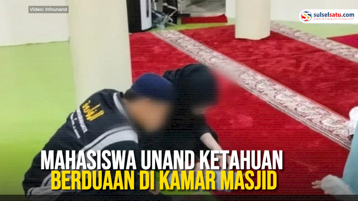 VIDEO: Viral, Mahasiswa Unand Ketahuan Berduaan di Kamar Masjid