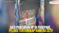 VIDEO: Aksi Pencurian HP di Parepare, Pelaku Tertangkap Kamera CCTV