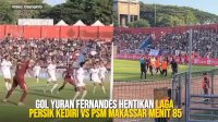 VIDEO: Kontroversi Gol Yuran Fernandes Hentikan Laga Persik Kediri vs PSM Makassar Menit 85