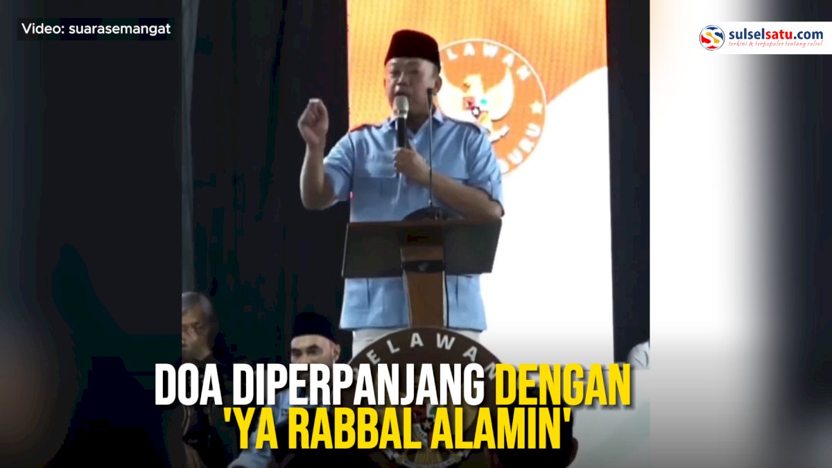 VIDEO: Tim Kampanye Prabowo-Gibran Minta Doa Diperpanjang dengan ‘Ya Rabbal Alamin’