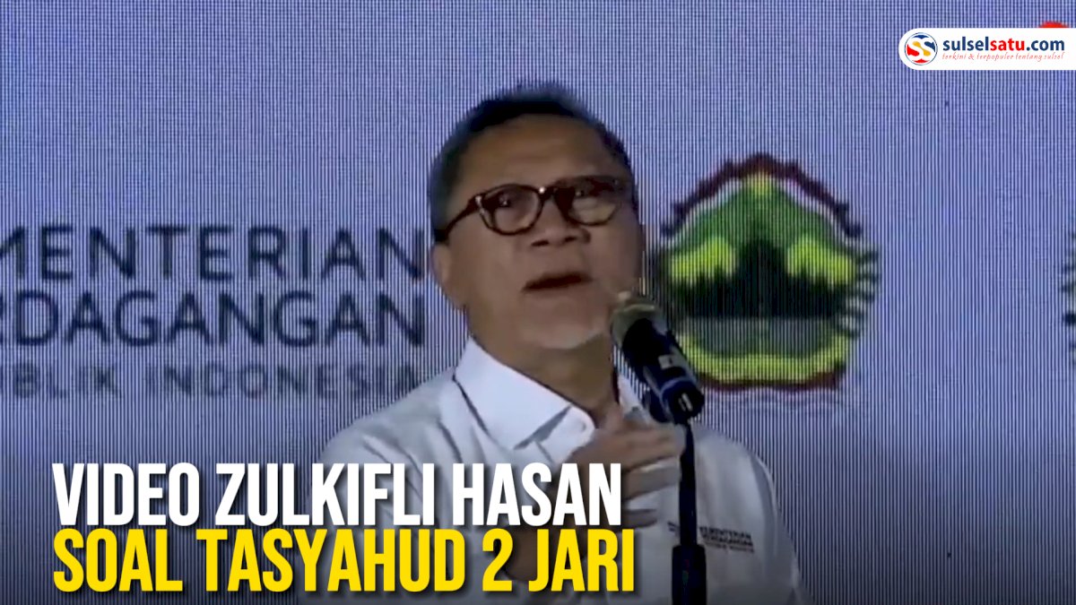 VIDEO: Heboh, Video Zulkifli Hasan soal Tasyahud 2 Jari