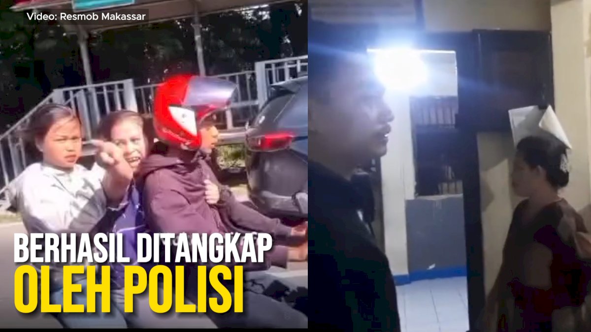 VIDEO: Penyerang Mobil Dinas Sosial Makassar Berhasil Ditangkap Polisi