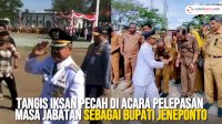 VIDEO: Tangis Iksan Pecah di Acara Pelepasan Masa Jabatan sebagai Bupati Jeneponto