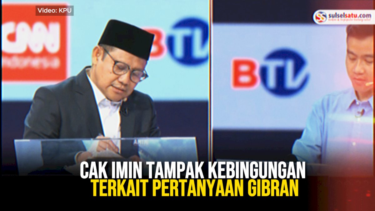 VIDEO: Cawapres Cak Imin Kesulitan Jawab Pertanyaan Cawapres Gibran soal SGIE