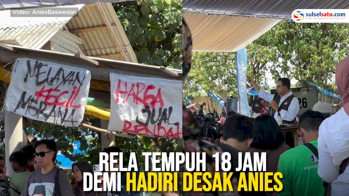 VIDEO: Para Nelayan Rela Tempuh 18 Jam Demi Hadiri Desak Anies di Banyuwangi