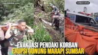 VIDEO: Detik-detik Evakuasi Pendaki Korban Erupsi Gunung Marapi Sumbar