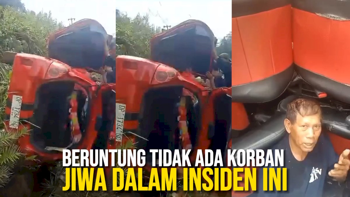 VIDEO: Kecelakaan Tunggal terjadi di Jalan Gunung Hasan Sorowako