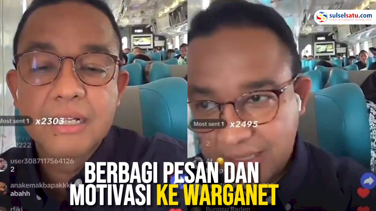 VIDEO: Capres Anies Baswedan Live di TikTok, Berbagi Pesan dan Motivasi ke Warganet