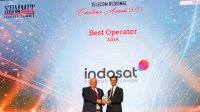 Indosat Ooredoo Hutchison Raih Penghargaan Best Asian Operator di Telecom Review Excellence Awards 2023