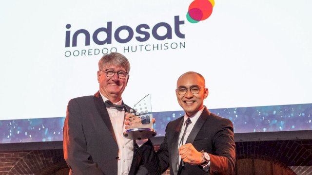 Indosat yang berhasil meriah penghargaan World Communications Award 2023. Foto: Istimewa